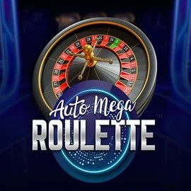 Auto Mega Roulette slot logo by Pragmatic Play at Rocketplay casino