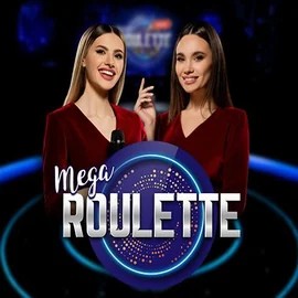 Mega Roulette game by Pragmatic Play – logo hosted on Rocketplay casino