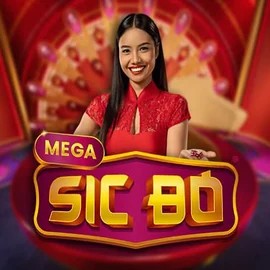 Mega Sic Bo logo by Pragmatic Play at Rocketplay casino