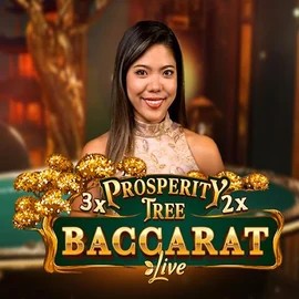 Prosperity Tree Baccarat by Evolution, showcased at rocket-play-casino.net – game logo