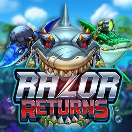 Razor Returns by Push Gaming, showcased at rocket-play-casino.net – game logo