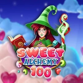 Sweet Alchemy 100 game by Play'n GO – logo hosted on Rocketplay casino