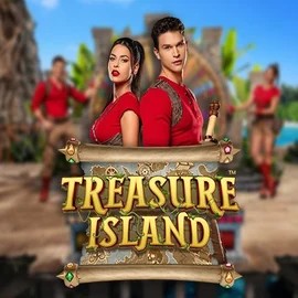 Treasure Island online game logo by Pragmatic Play on rocket-play-casino.net