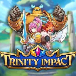 Slots logo of Trinity Impact from Play'n GO at Rocketplay casino