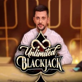 Try Unlimited Blackjack slot by Ezugi on rocket-play-casino.net – logo image